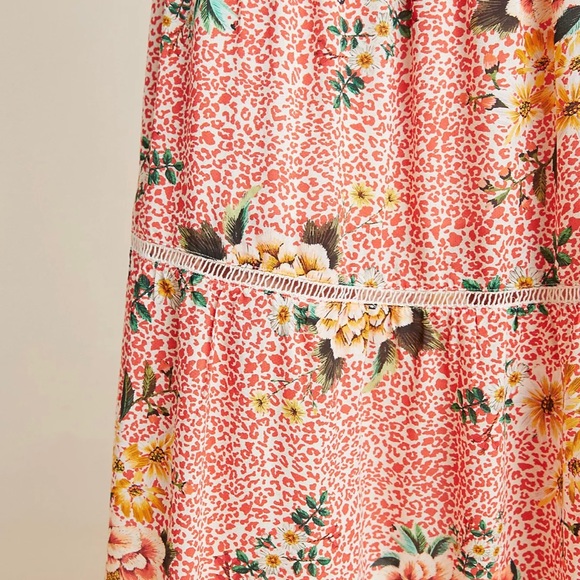 NWT Farm Rio for Anthropologie Verbena MIDI Dress Small - Picture 4 of 8